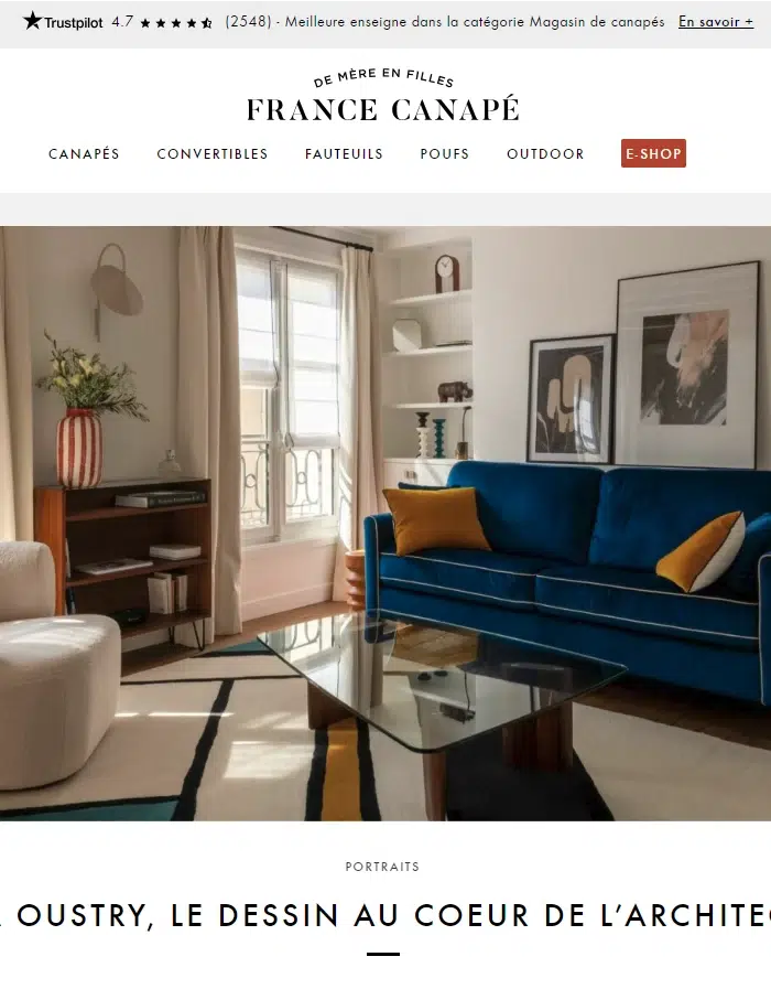 France Canapé – Alicia Oustry, le dessin au coeur de l&rsquo;architecture