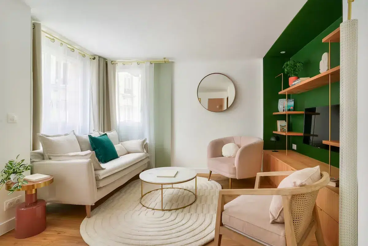 Appartement Petit Abbé — Rénovation Airbnb clé en main par Ameo Concept à Paris